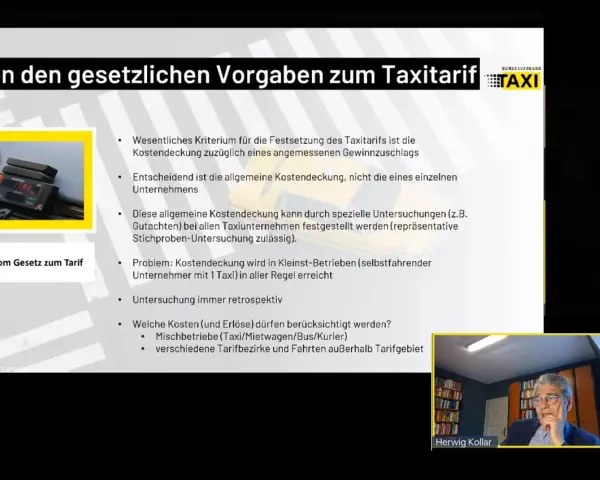 Gesetzliche Vorgaben zum Taxitarif: Kostendeckung als Kriterium. Die allgemeine Kostendeckung ist entscheidend, nicht die einzelner Unternehmen.