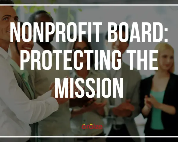 Nonprofit board members collaborate to protect the mission, ensuring no nonprofit board member conflict of interest arises.
