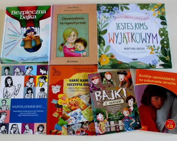 Kolekcja krótkich bajek terapeutycznych dla dzieci i młodzieży, wspierających rozwój emocjonalny i radzenie sobie z trudnościami.