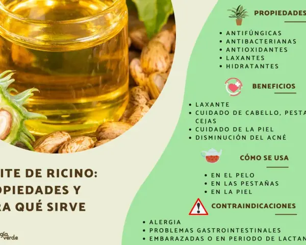 Aceite de ricino para la cara: sus propiedades hidratantes y beneficios para la piel, cabello y pestañas.