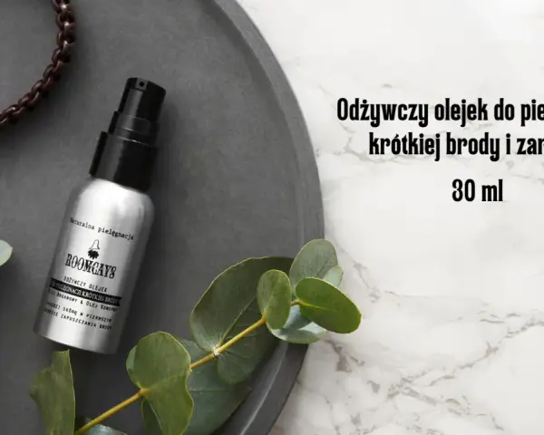 Odżywczy olejek do pielęgnacji krótkiej brody i zarostu. Idealny, gdy zastanawiasz się, co na porost brody. 30 ml.
