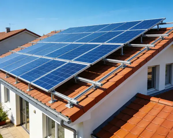Fotowoltaika na działce bez prądu to marzenie o niezależności energetycznej. Panele słoneczne na dachu domu zapewniają czystą energię.
