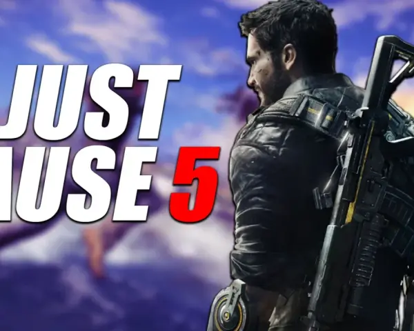 Rico Rodríguez, listo para la acción en Just Cause 5. Explosiones y caos garantizados.
