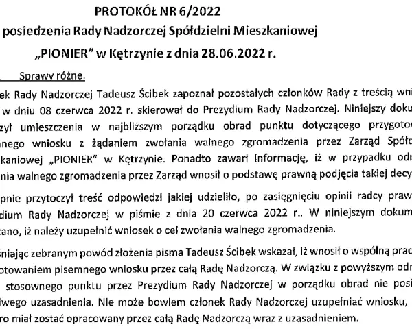 Kto kontroluje prezesa spółdzielni? Rada Nadzorcza i Walne Zgromadzenie