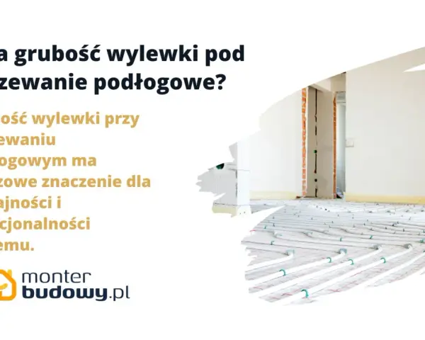Jaka grubość wylewki pod ogrzewanie podłogowe? Kluczowe znaczenie dla wydajności systemu. Widok instalacji ogrzewania podłogowego.