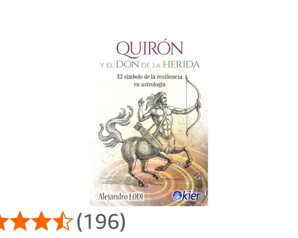 Ilustración de Quirón, el centauro arquero, que representa "que es Quirón en la carta astral" y el don de la herida.