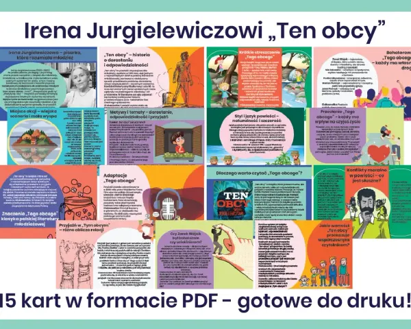 Irena Jurgielewiczowa i jej „Ten obcy" – scenariusz lekcji. Opowieść o dorastaniu, przyjaźni i odpowiedzialności.