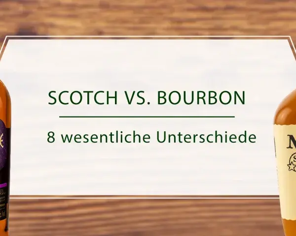 GlenAllachie Single Malt Scotch Whisky und Maker's Mark Bourbon. Ein Vergleich von Single Grain vs. Single Malt.