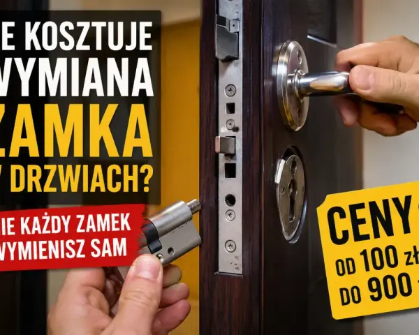 Ile kosztuje wymiana zamka w drzwiach antywłamaniowych? Ceny od 100 do 900 zł. Nie każdy zamek wymienisz sam.