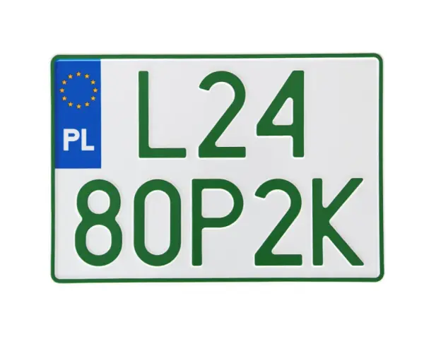 Polski numer rejestracyjny pojazdu: L24 80P2K.