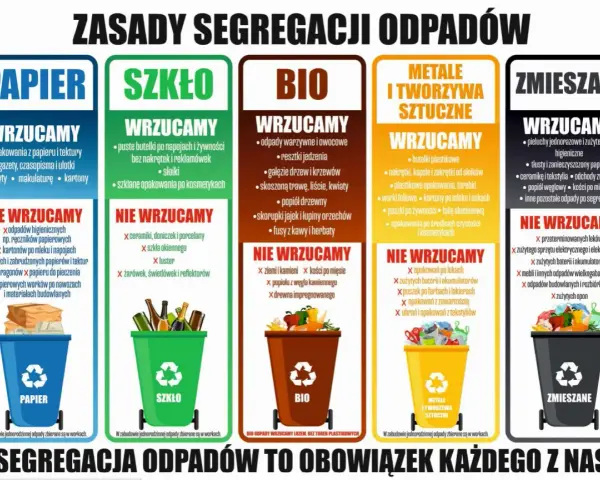 Segregacja śmieci od 1 lipca: Zasady, kaucja, uniknij kar!