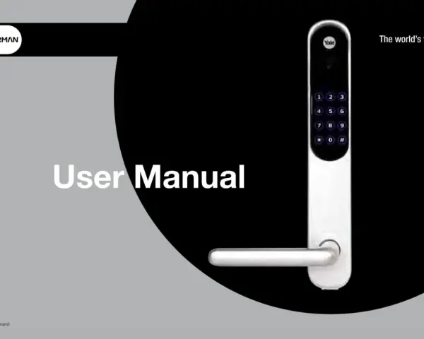 Användarmanual för Yale Doorman, världens mest populära lås. Enkel att installera och använda.