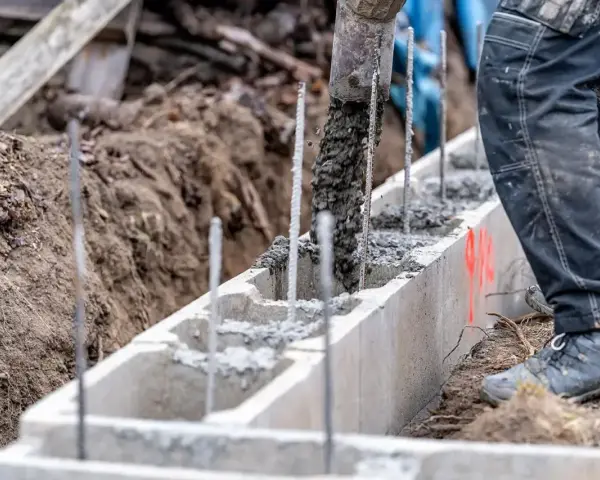 Beton wylewany do szalunku fundamentu. Dowiedz się, jak obliczyć beton na fundament, by uniknąć błędów.