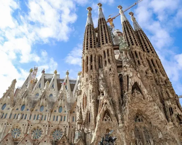 Sagrada Familia, a must-see for any Barcelona what to do in 3 days itinerary. This iconic basilica's intricate facade and towering spires are breathtaking.