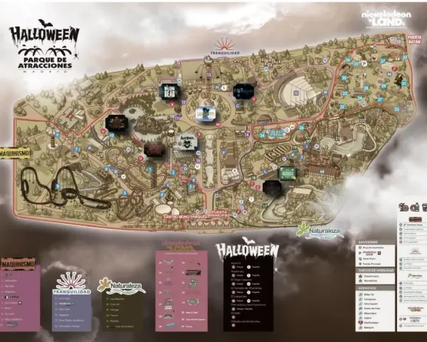 Halloween en el Parque de Atracciones de Madrid: Atracciones y Terror