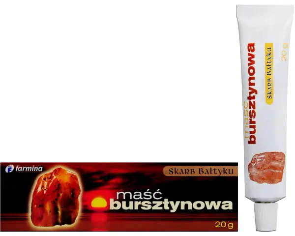 Maść bursztynowa na twarz, 20g. Skarb Bałtyku dla Twojej skóry.