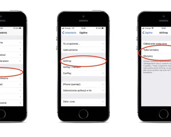 Ustawienia iPhone'a pokazują, jak skonfigurować AirDrop, aby udostępniać pliki znajomym. Dowiedz się, airdrop co to jest i jak działa.