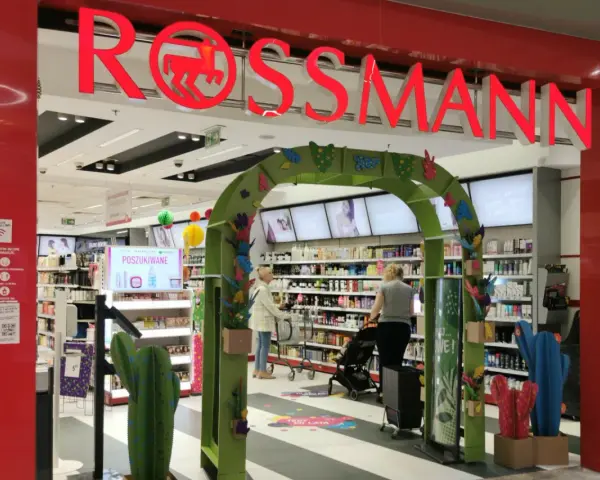W Rossmannie można wydrukować zdjęcia. W sklepie są promocje i kosmetyki.