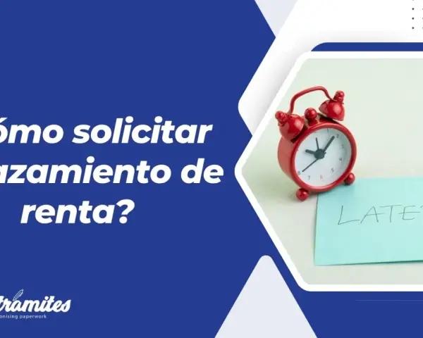 Reloj rojo y nota "LATER" sugieren que se puede fraccionar el pago de la renta.