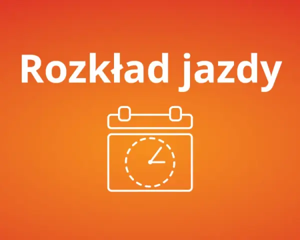 Białystok-Hajnowka rozkład jazdy. Ikona kalendarza z zegarem.
