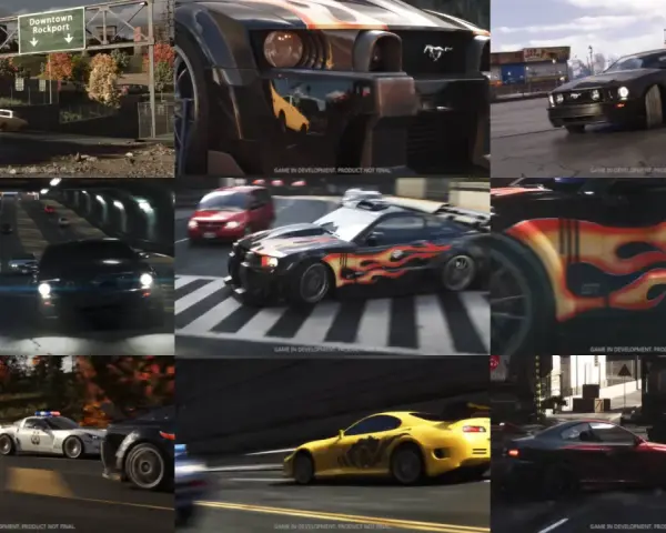 NFS Most Wanted Remake: ścigaj się w Rockport, unikaj policji i driftuj w płomieniach.