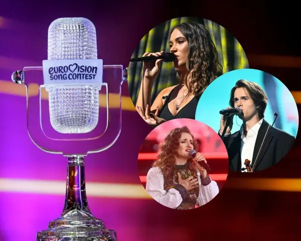 Krystalowy mikrofon Eurowizji i trójka artystów gotowych do występu. Kto wygra 13 maja?