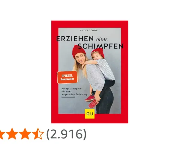 Buchcover "Erziehen ohne Schimpfen" von Nicola Schmidt zeigt eine Frau mit Kind auf dem Rücken. Ein Spiegel-Bestseller für artgerechte Erziehung.