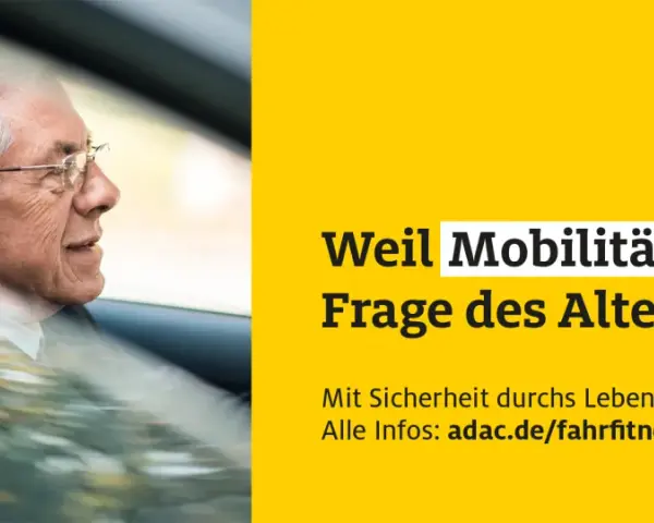 ADAC: Ältere Menschen am Steuer. Mobilität ist keine Frage des Alters. Infos zur Fahrtauglichkeit Senioren.