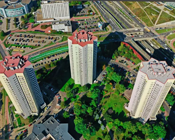 Osiedle Gwiazdy Katowice - ile pięter mają te imponujące budynki?