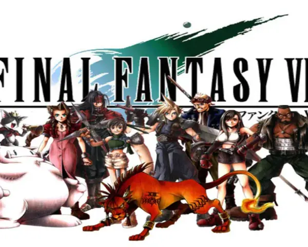 Elenco de personajes de Final Fantasy VII, incluyendo a Cloud, Tifa y Barret. Una guía FF7 para fans.
