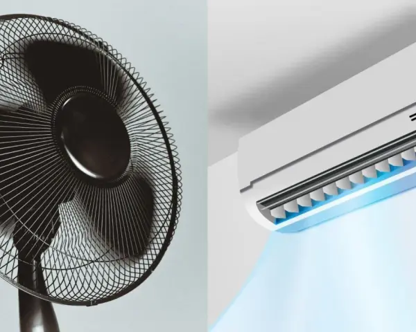 Ventilador y aire acondicionado, dos formas de combatir el calor.