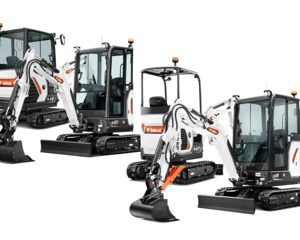 Kompaktowe koparki Bobcat E16, E17, E20 i E19. Sprawdź bobcat e19 dane techniczne, by poznać możliwości tej maszyny.
