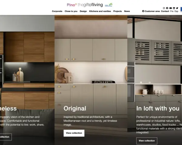 Muebles de cocina fabricantes: diseños modernos y funcionales. Explora colecciones atemporales, originales y de estilo loft.