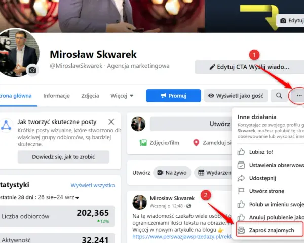 Czy anulowane zaproszenie na fb jest widoczne dla innych użytkowników?