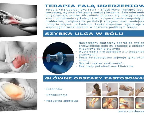 Terapia falą uderzeniową: szybka ulga w bólu. Zalecenia po fali uderzeniowej obejmują leczenie bólu stawów i mięśni.