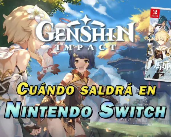 Genshin Impact en Nintendo Switch: Lumine y Xiangling protagonizan la portada del juego.