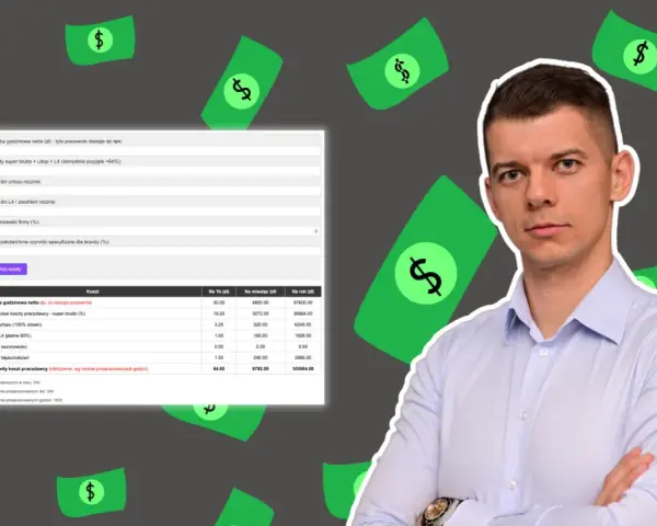 Cennik usług budowlanych z kalkulatorem kosztów pracodawcy. Analiza stawek godzinowych, urlopów i innych wydatków.