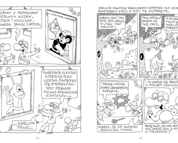 Jak narysować komiks? Bohaterowie z dziecięcych komiksów, jak Kajko i Kokosz, czy Kleks, inspirują do tworzenia własnych historii.