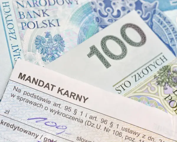 Mandat karny i banknot 100 zł. Dowiedz się, jak zapłacić mandat, gdy otrzymasz wezwanie.