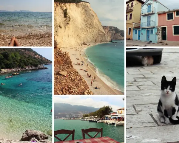 Wakacje na Lefkadzie: plaże, turkusowa woda, kolorowe domki i koty. Miasto Lefkada tętni życiem.