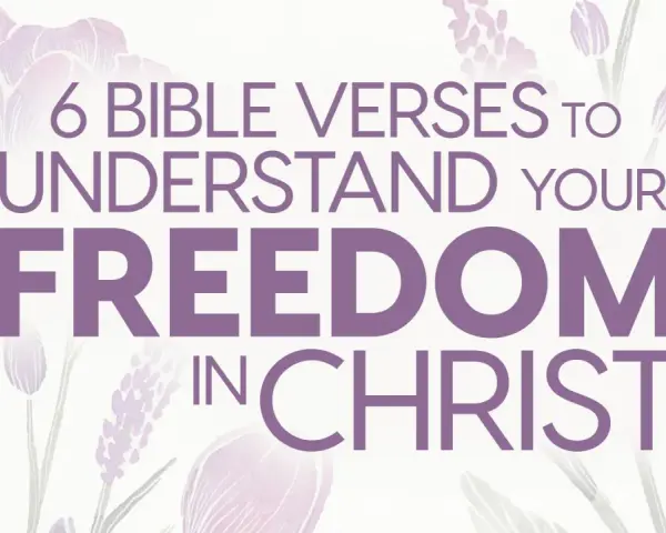 6 Bible verses to understand your freedom in Christ, offering hope beyond condemnation.