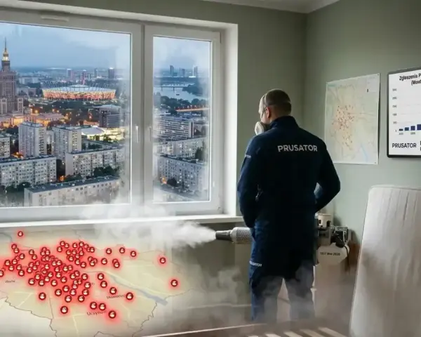 Sekrety walki z insektami w blokach: dezynsekcja jednego mieszkania nie działa, bo problem jest szerszy. Mapa pokazuje skalę plagi.