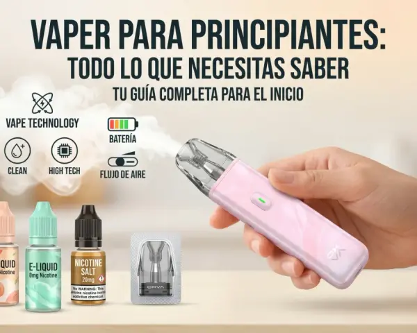Guía para principiantes de vaper: tecnología, batería, flujo de aire, e-líquidos y pods. ¿Qué significa bf? Es tu mejor amigo para empezar.