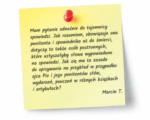 Tajemnica spowiedzi: czy naprawdę nie ma wyjątków?