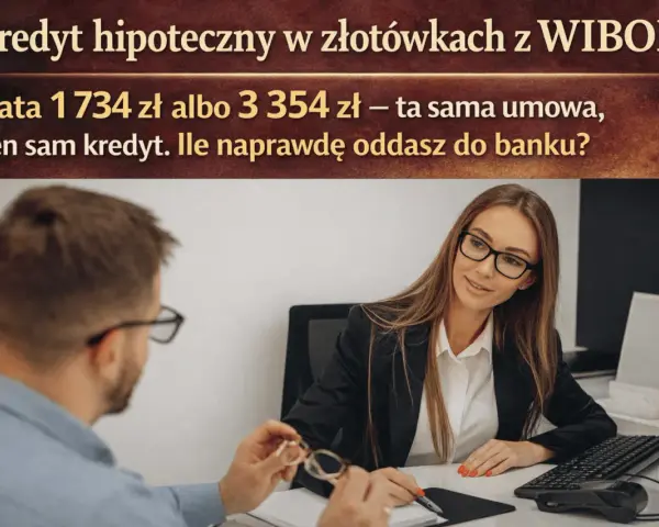 Kobieta i mężczyzna rozmawiają o kredycie hipotecznym z WIBOR. Czy wiesz, co to jest WIBOR i jak wpływa na ratę?