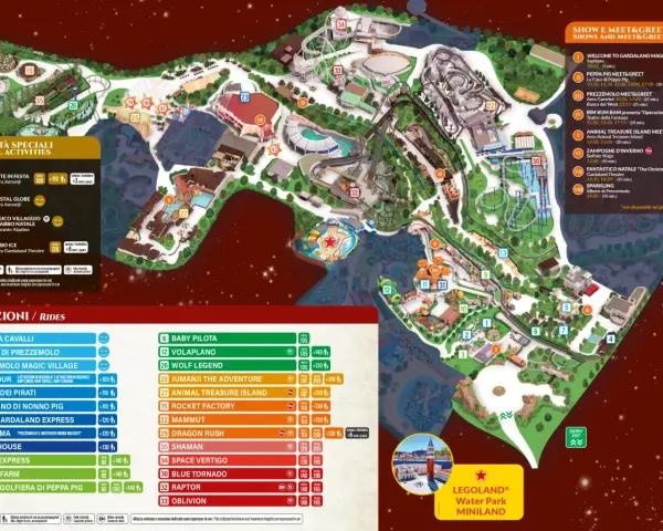 Gardaland mappa 2026: attrazioni, novità e segreti anti-coda