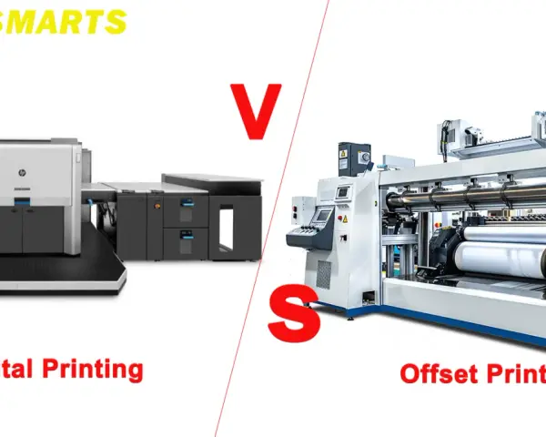 Máquinas de impresión digital y offset. La impresión offset digital ofrece versatilidad para tiradas cortas y personalizadas.