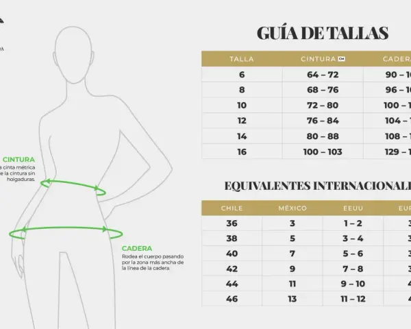 Guía de tallas Carlos Prada: ¿qué número es un pantalón talla L? Tabla de medidas de cintura y cadera, equivalentes internacionales.