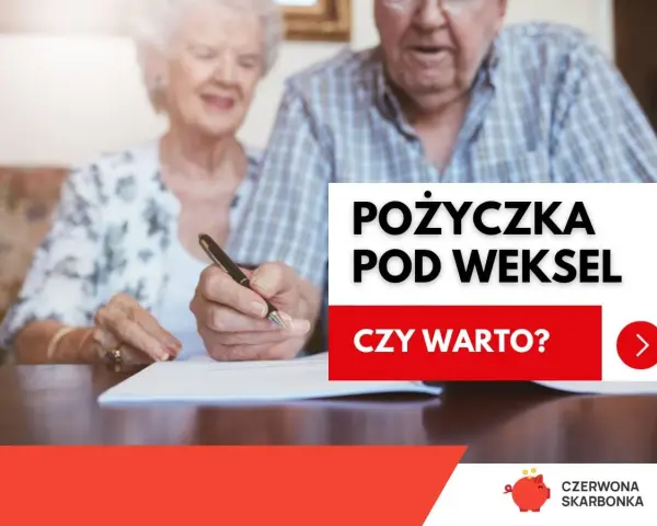 Starsza para podpisuje dokumenty. Pożyczka pod weksel od prywatnych inwestorów. Czy warto?