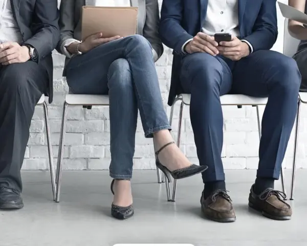 Giovani in attesa per un colloquio di lavoro, un momento cruciale per decidere che lavoro fare a 20 anni.